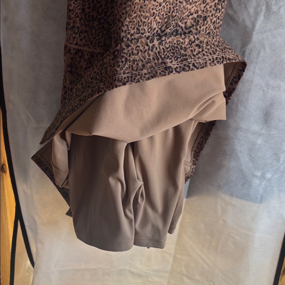 Fabletics Leopard Print Mini Dress with shorts size XL - Picture 5 of 10